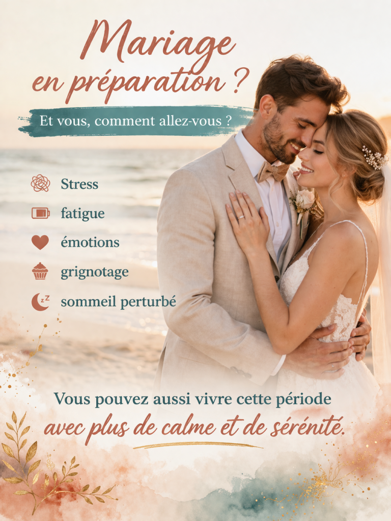 stress pendant la préparation du mariage